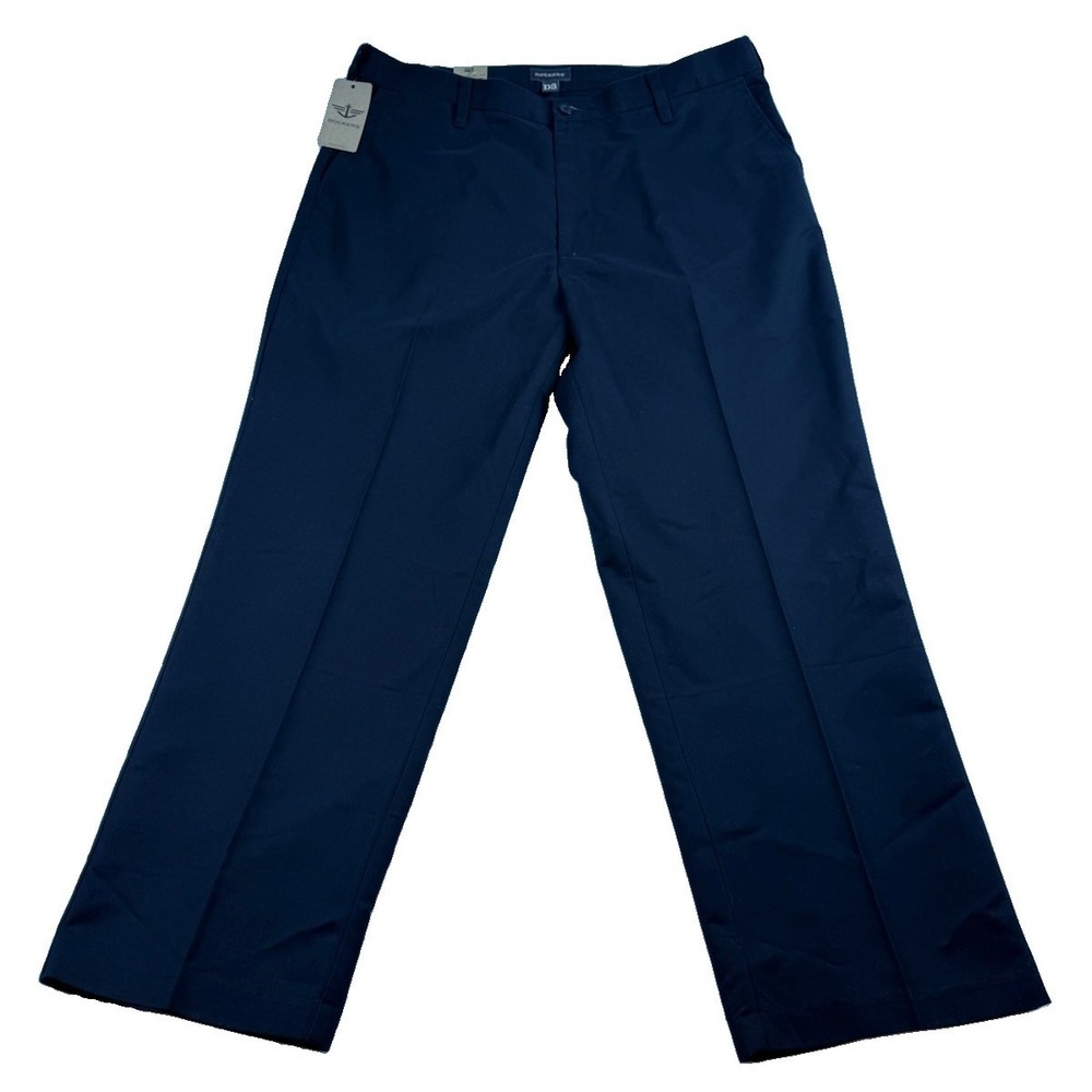 Dockers Mens 36x29 Khaki Comfort Classic Fit D3 Dress Pants NEW Black